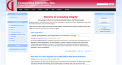 Desktop Screenshot of cintegrity.com