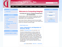 Tablet Screenshot of cintegrity.com